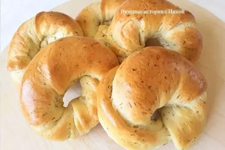 Булочки с укропом