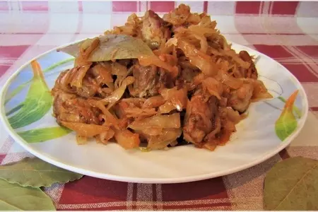 Тушеная капуста с мясом