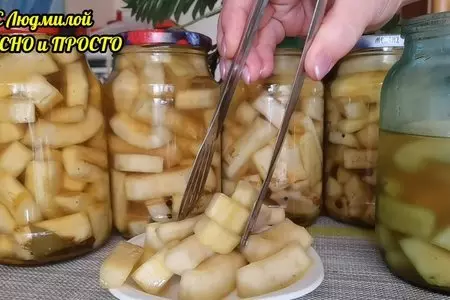 Маринованные кабачки за полчаса