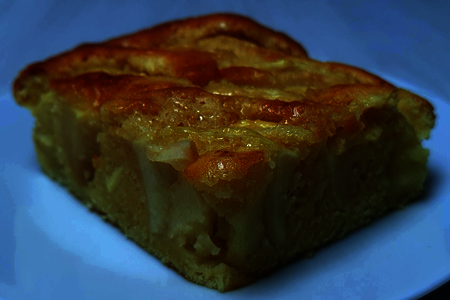 Яблочный пирог с сахарной корочкой