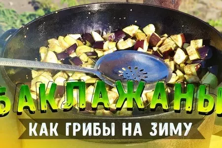 Баклажаны как грибы на зиму