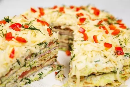 Вкусная закуска из кабачков