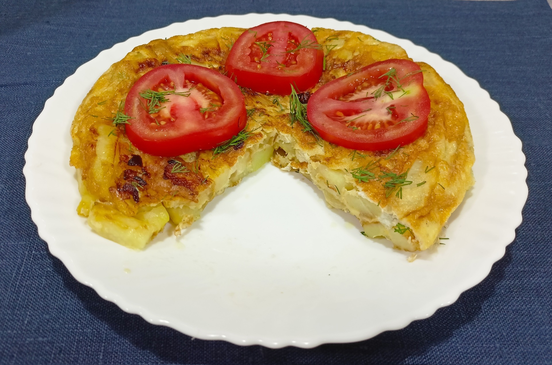 Тортилья (испанский омлет) рецепт – Испанская кухня: Завтраки. «Еда»