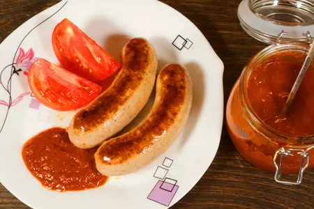 Сосиски для жарки и гриля братвурст (bratwurst)