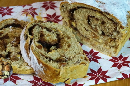 Гречишный хлеб с изюмом и орехами, пошаговый рецепт на ккал, фото, ингредиенты - Елена