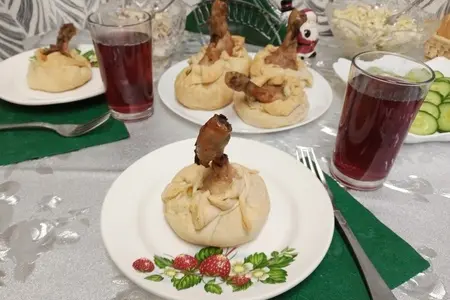 Куриные ножки в мешочке