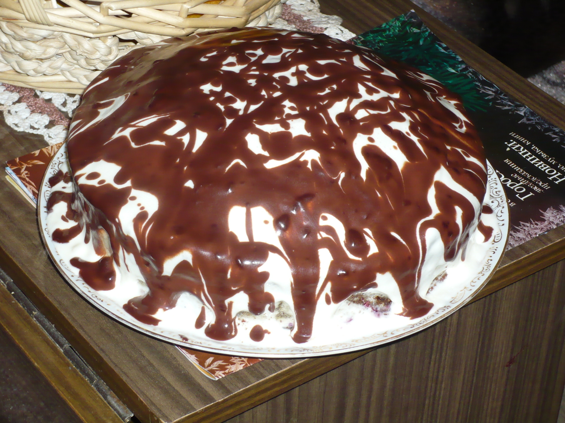 Быстрый торт «Черепаха» со сметанным кремом