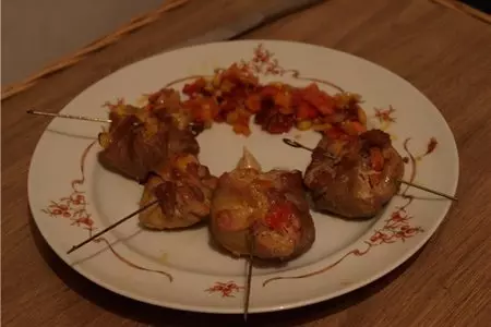 Мясо "осеннее солнце"