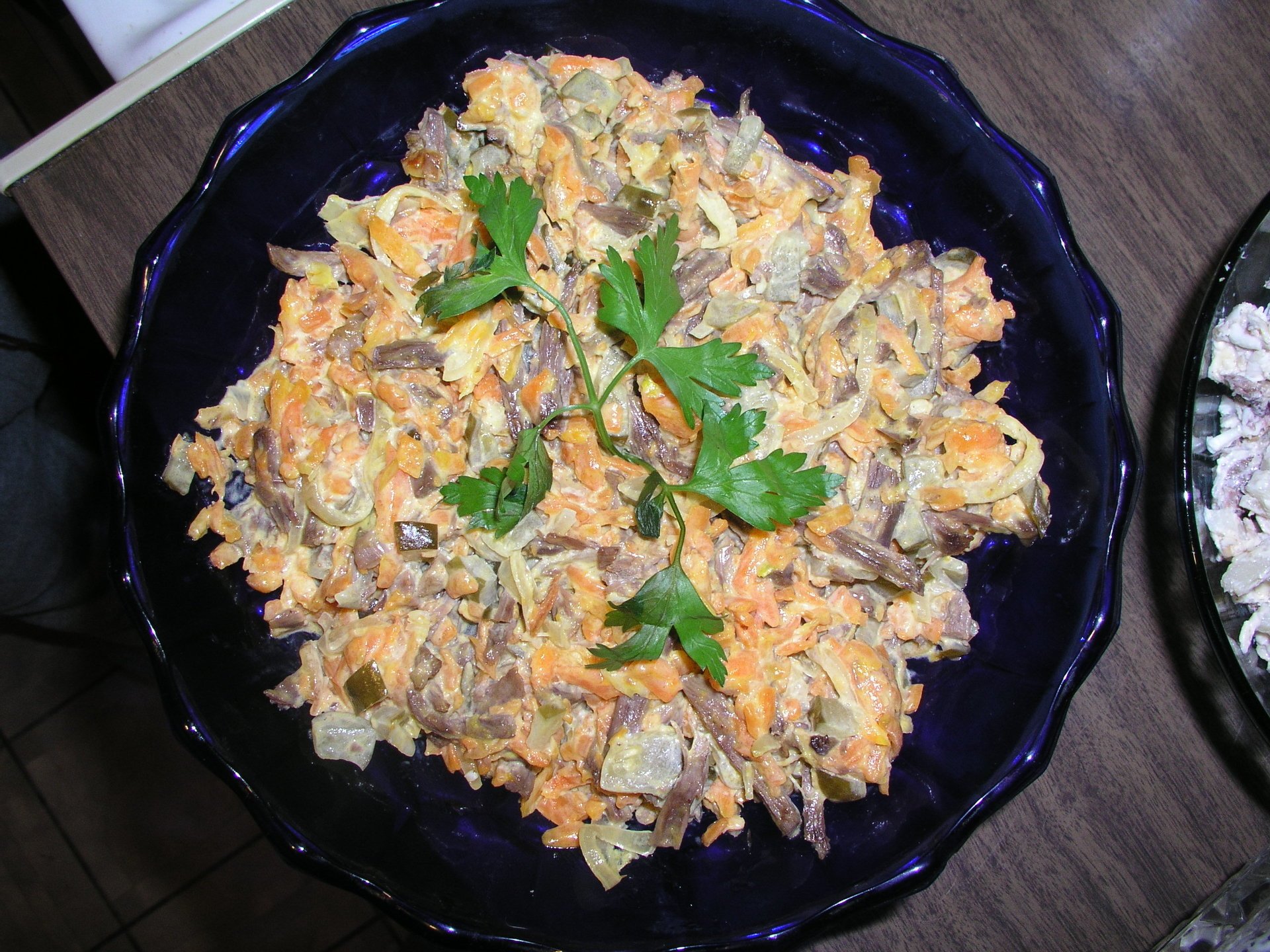 Салат обжорка с говядиной рецепт с фото пошагово