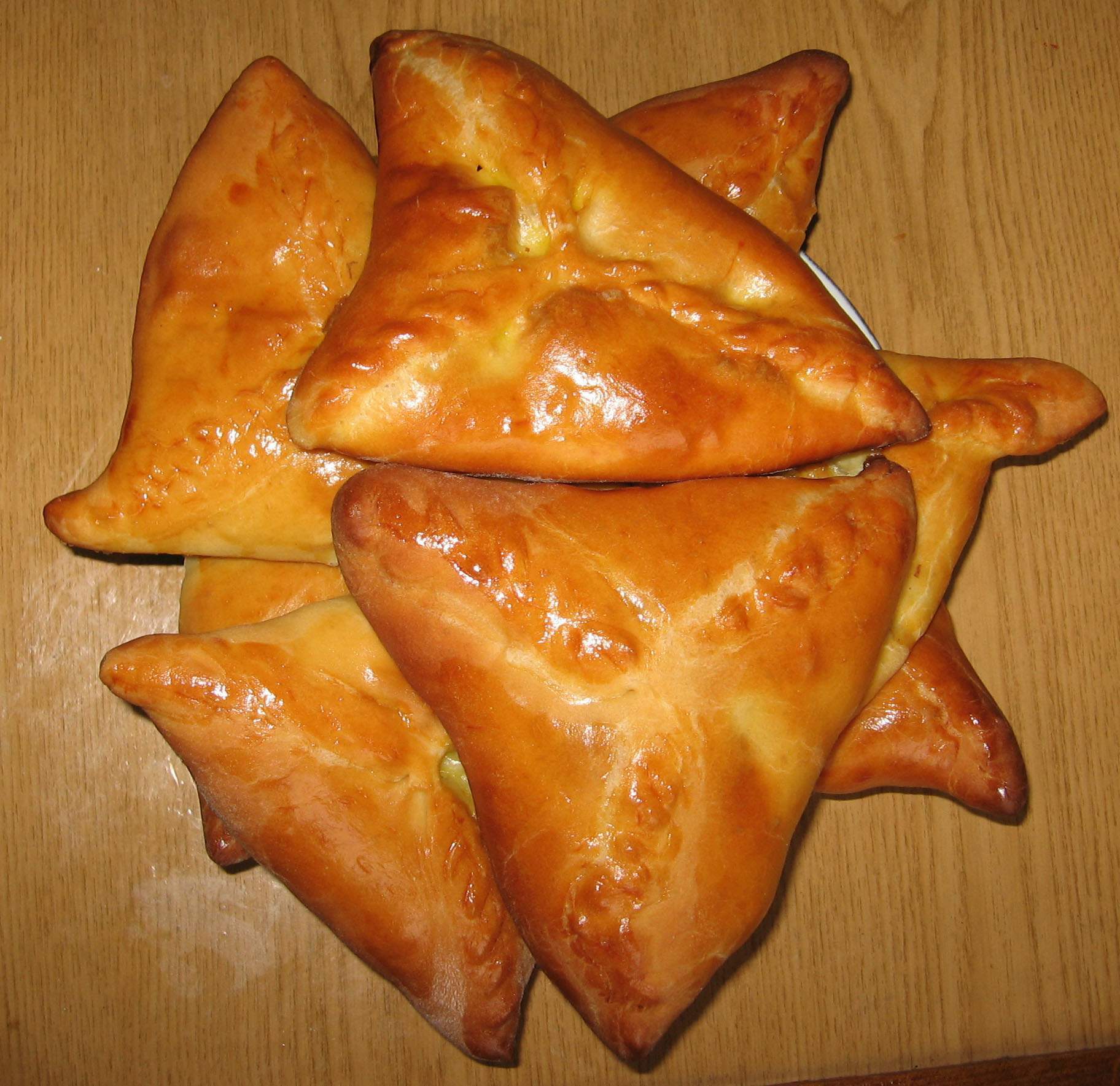Татарское национальное блюдо эчпочмак