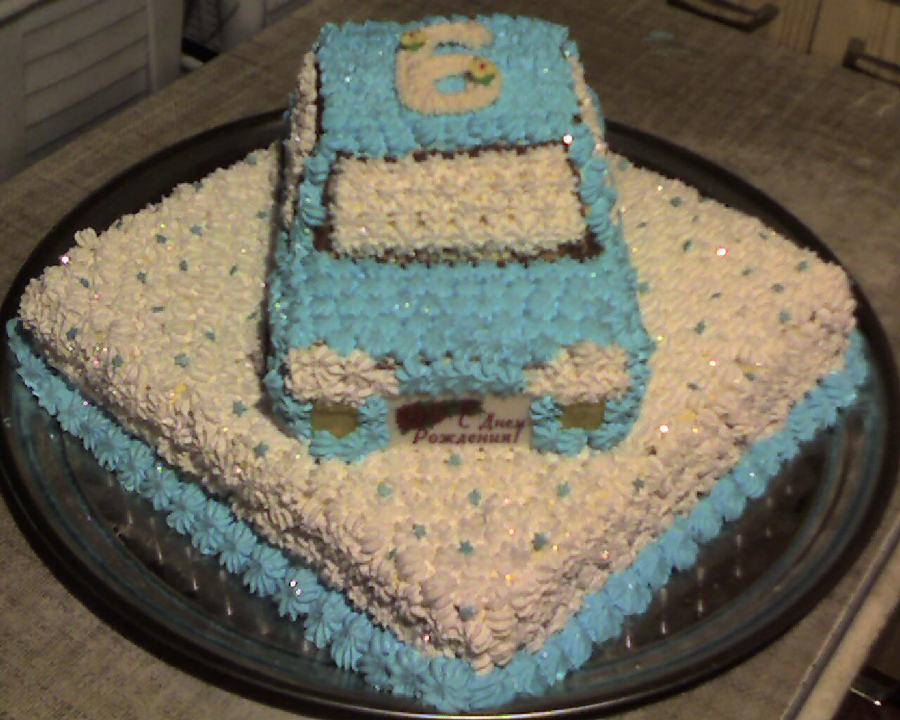Торт для мальчика «Машина Маквин» рецепт с фото блюда