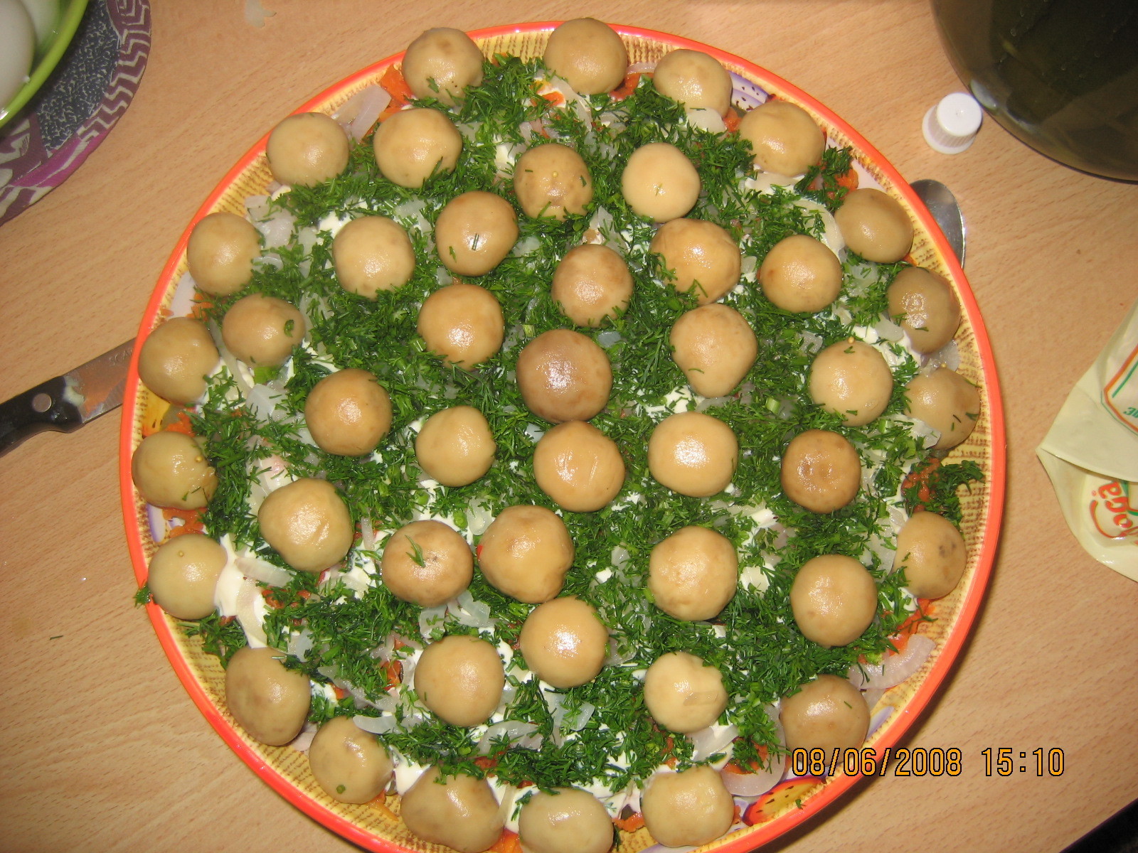 Салат Грибная поляна, пошаговый рецепт с фото на ккал