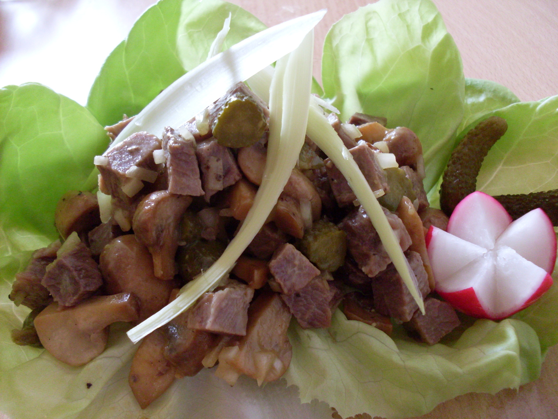 Салат с мясом и овощами - рецепт и отзывы