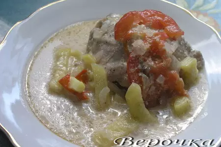 Фото к рецепту: Курочка "виола" с овощами