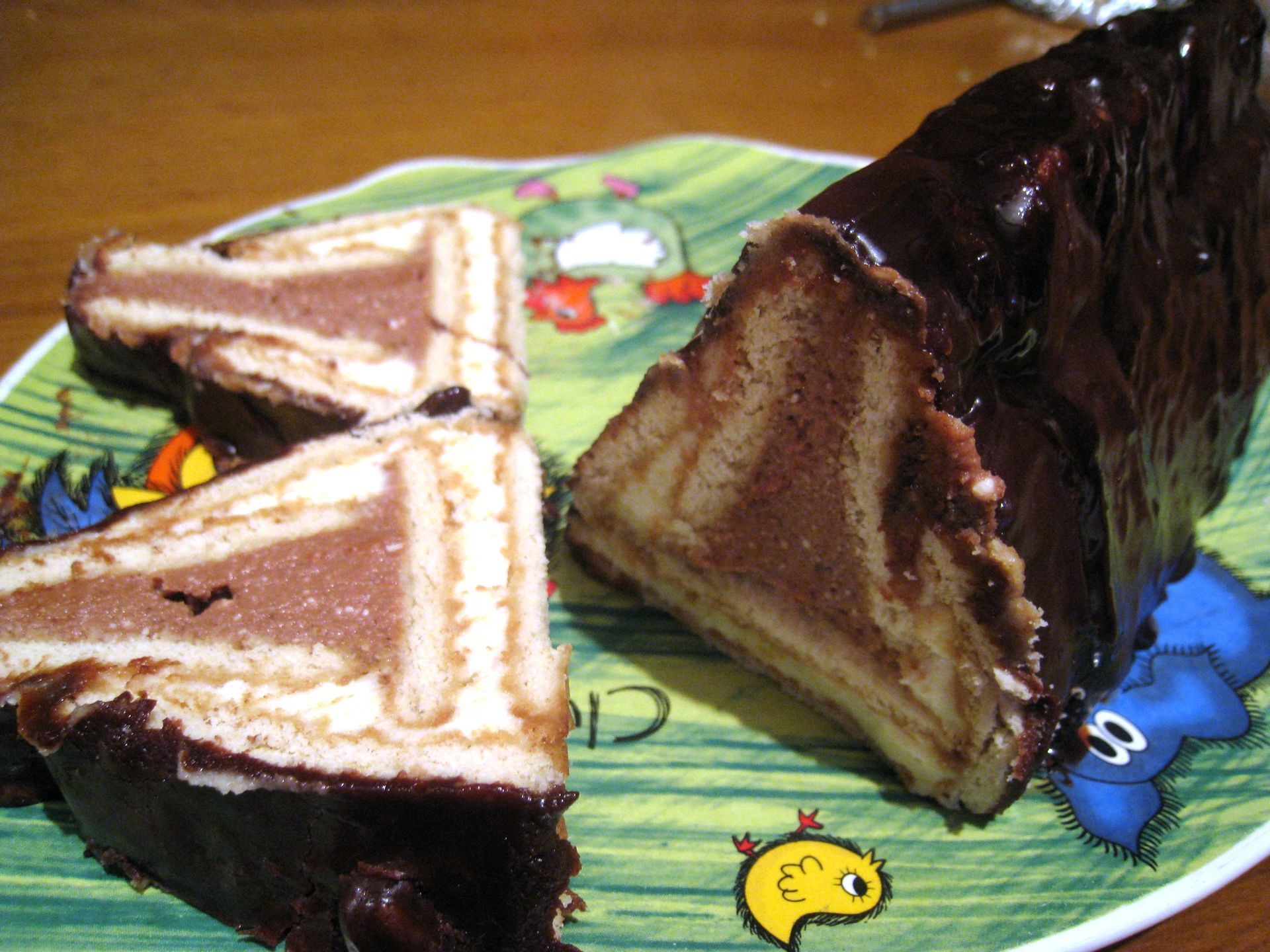Торт-суфле из творога и печенья без выпечки — рецепт с фото