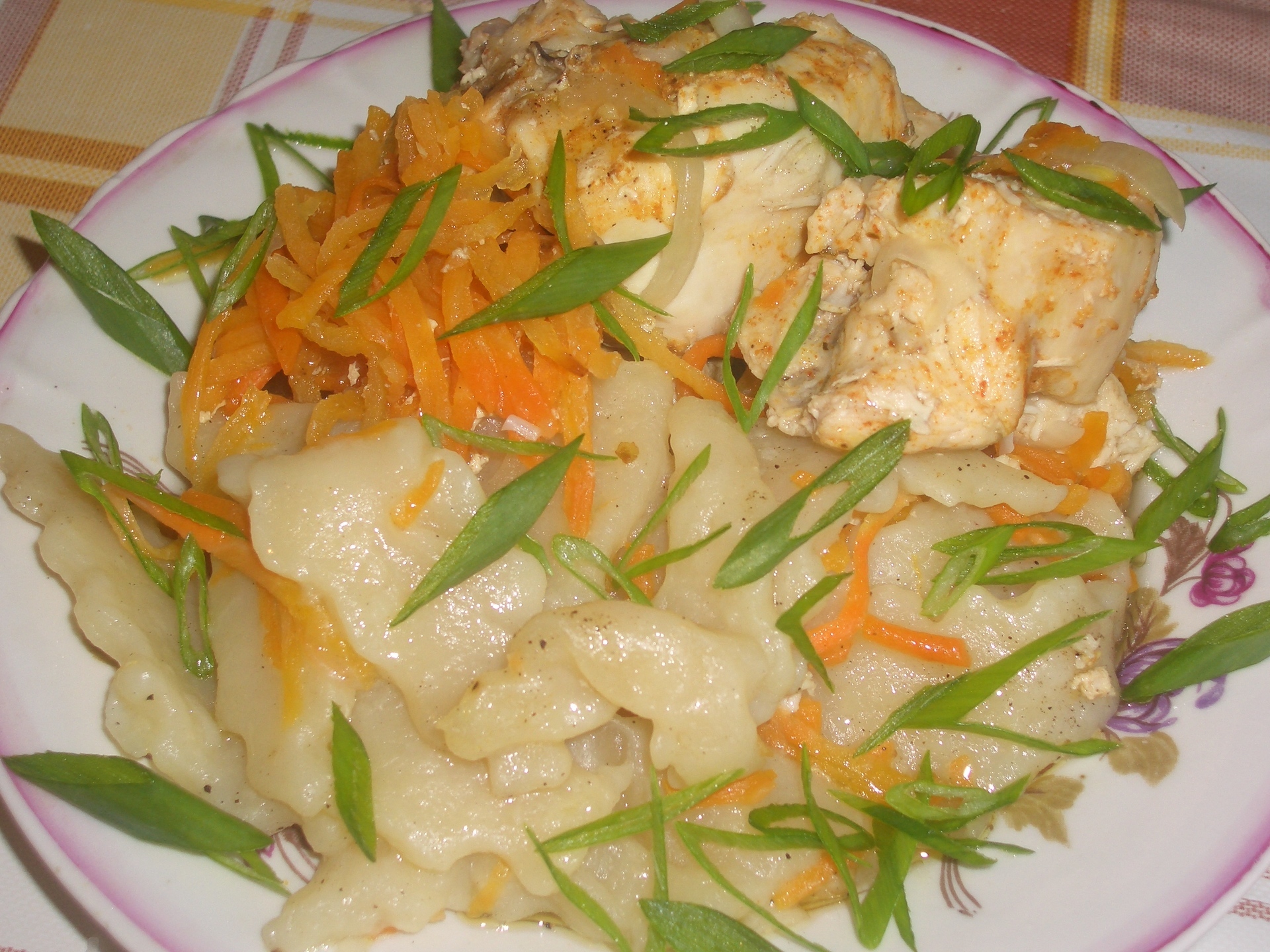Пошаговый рецепт с фото приготовления киргизского кульчетая из курицы с овощами