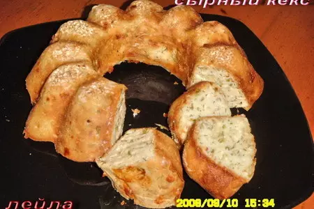 Сырный кекс