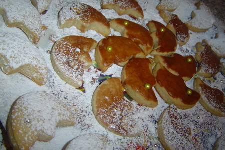 Рождественское печенье "грецкое"-plätzchen "walnußschnitten"