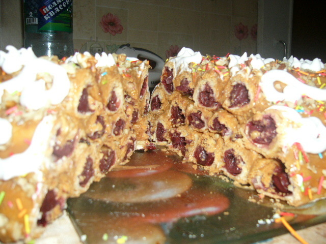 Вафельный торт из детства «Соты» – пошаговый рецепт приготовления с фото