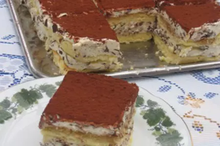 Stracciatella tiramisu