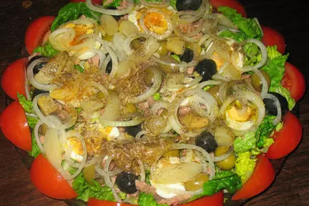 Салат "мадрид"  ensalada san isidro