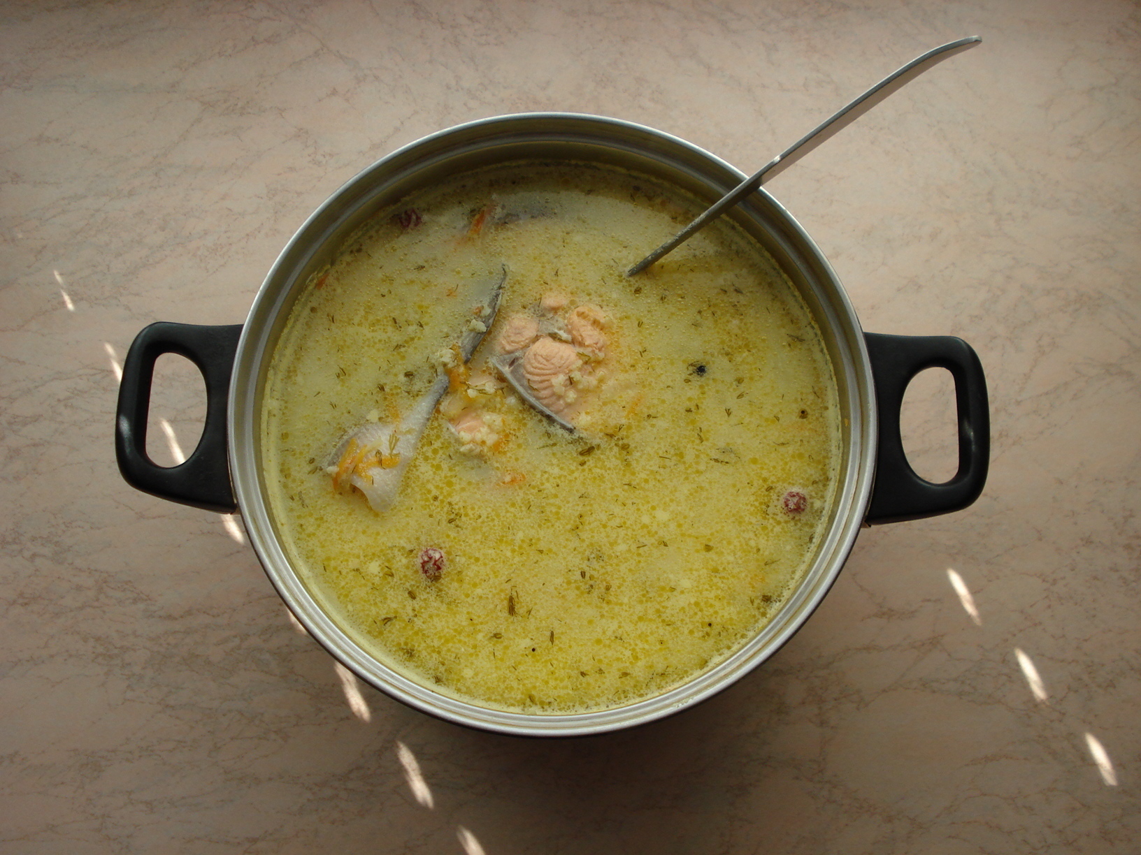 Рыбный суп без картофеля