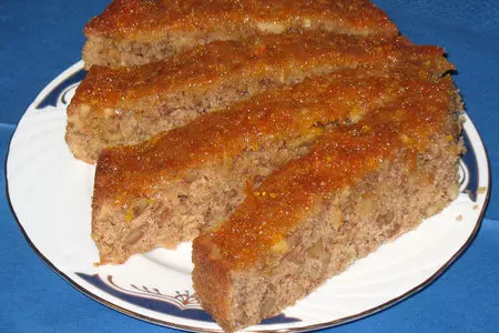 Греческий ореховый пирог(karidopita)