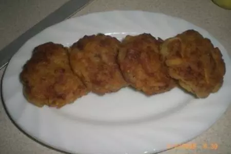 Мясные оладушки с тыквой