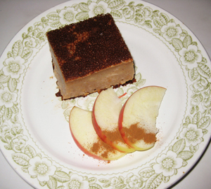 Овсяно-творожный яблочный пирог