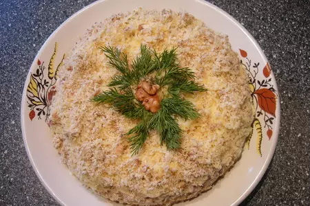 Салат из копченой курицы