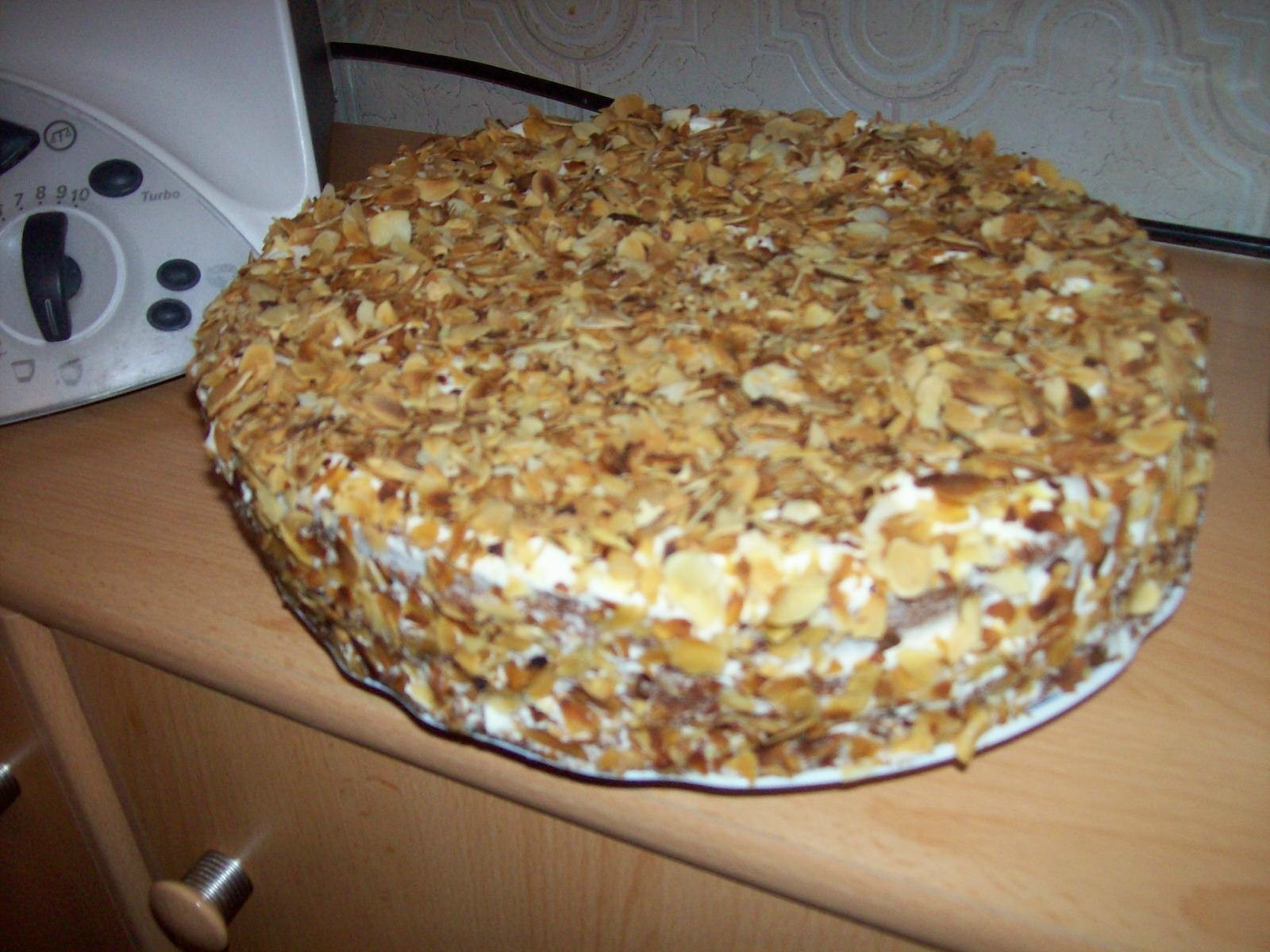 Миндальный торт пошагово с фото