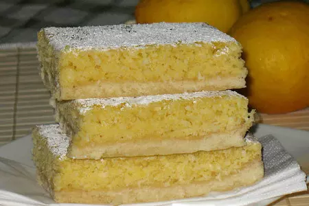 Лимонно-кокосовый пирог (lemon-coconut-slice)