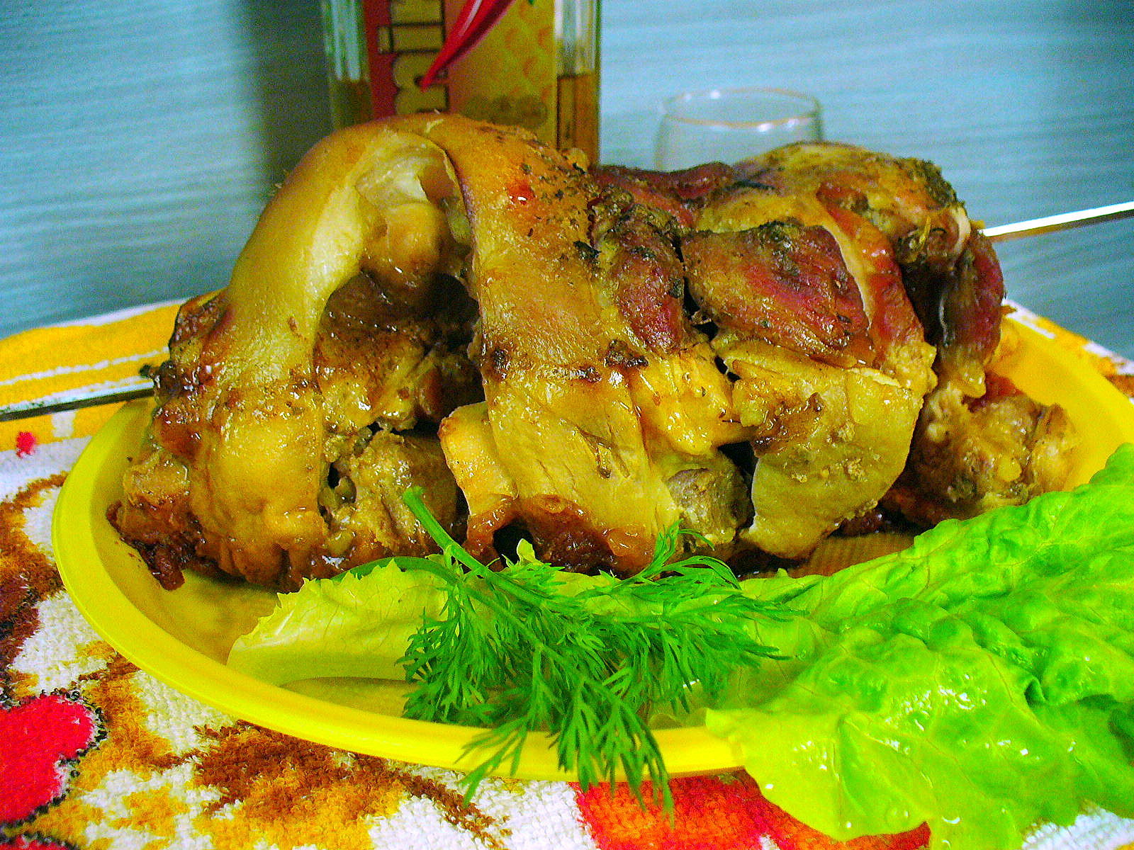 Рулька свиная в казане рецепт с фото пошагово