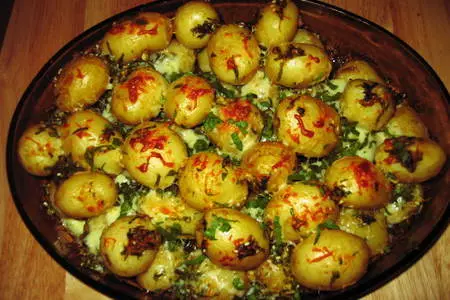 Pesto potato (запеченыи картошка)