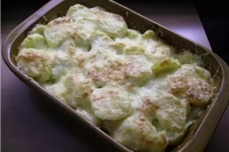 Картофель с мясом по французски