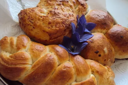 Английский хлеб к ужину (shaped dinner rolls)