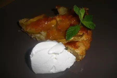 Яблочно-миндальный тарт (apple frangipane tart)