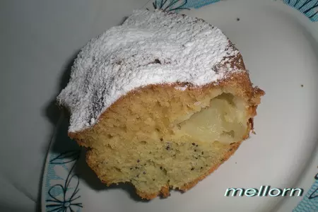 Яблочно-маковый кекс