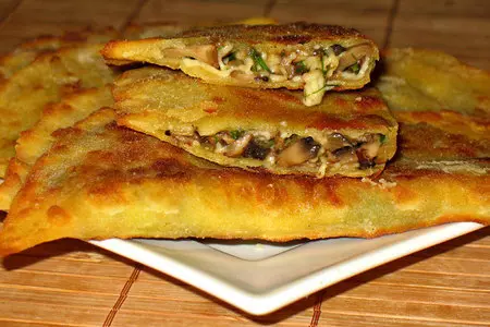 Quesadillas с грибами