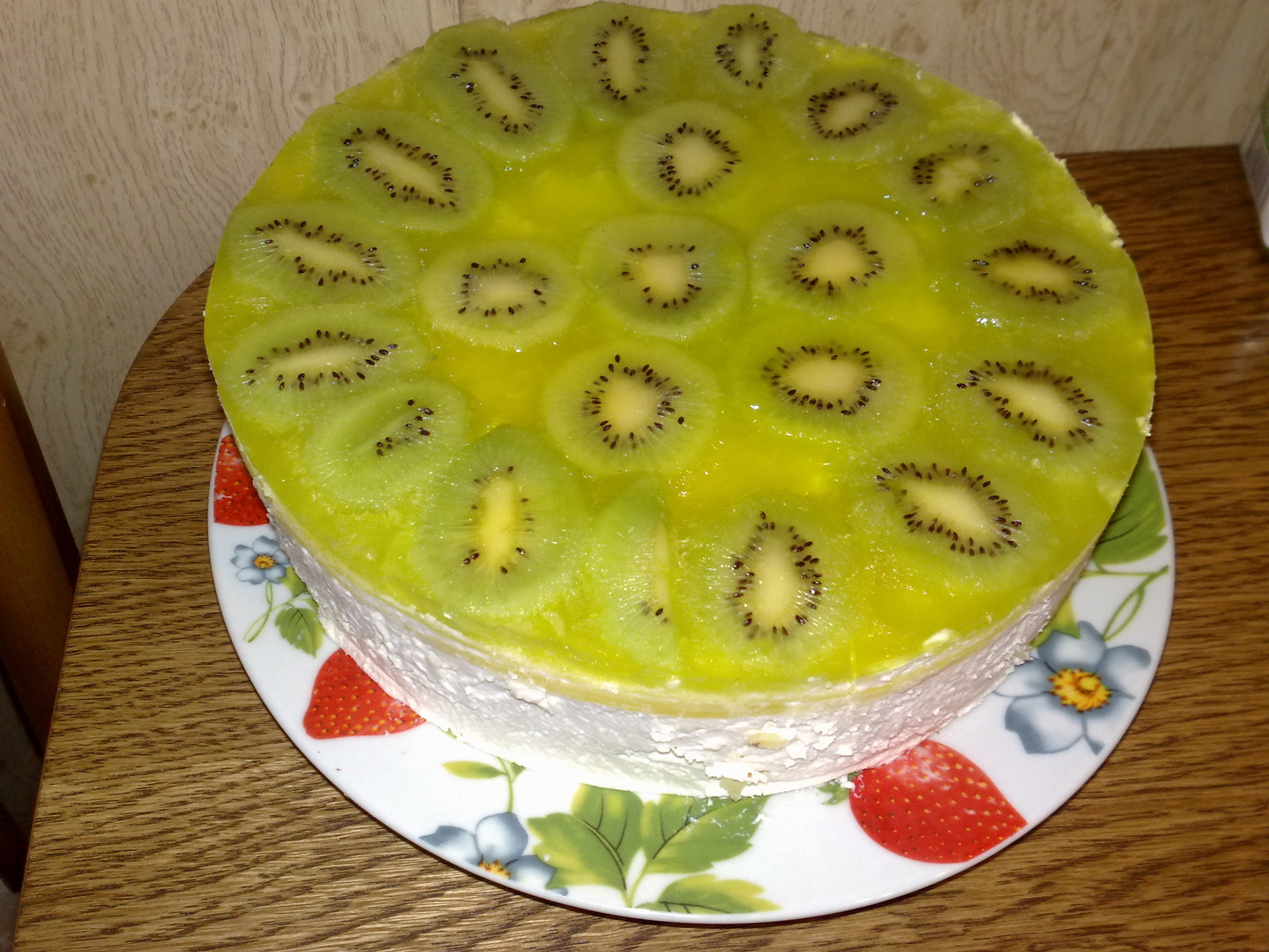 Желейный торт из киви : Торты, пирожные