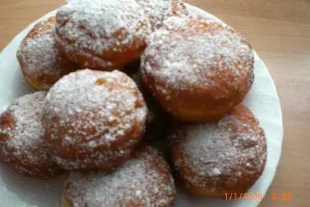 Пончики с джемом (krapfen)