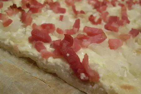 Пламенный пирог (flammkuchen)