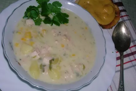 Старинная похлебка с курицей