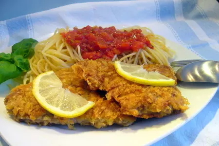 Piccata milanese (миланская отбивная)