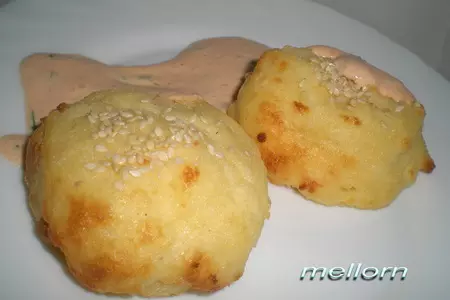 Манные лепешки с сыром