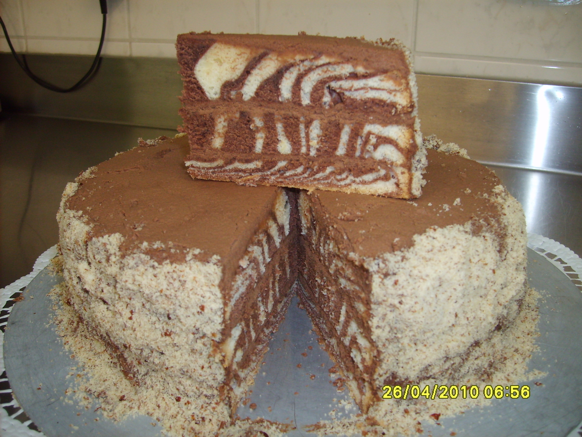 Рецепт торт зебра на молоке рецепт с фото