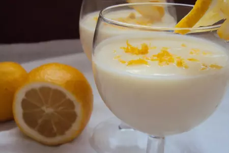 Освежающий лимонный десерт (lemon posset)