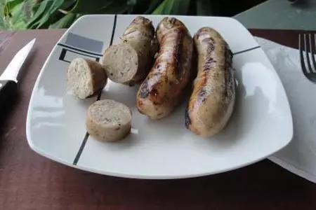 Grilled tuna sausage(колбаски из тунца)