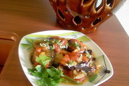 Соте из баклажанов с помидорами - пошаговый рецепт с фото на Готовим дома