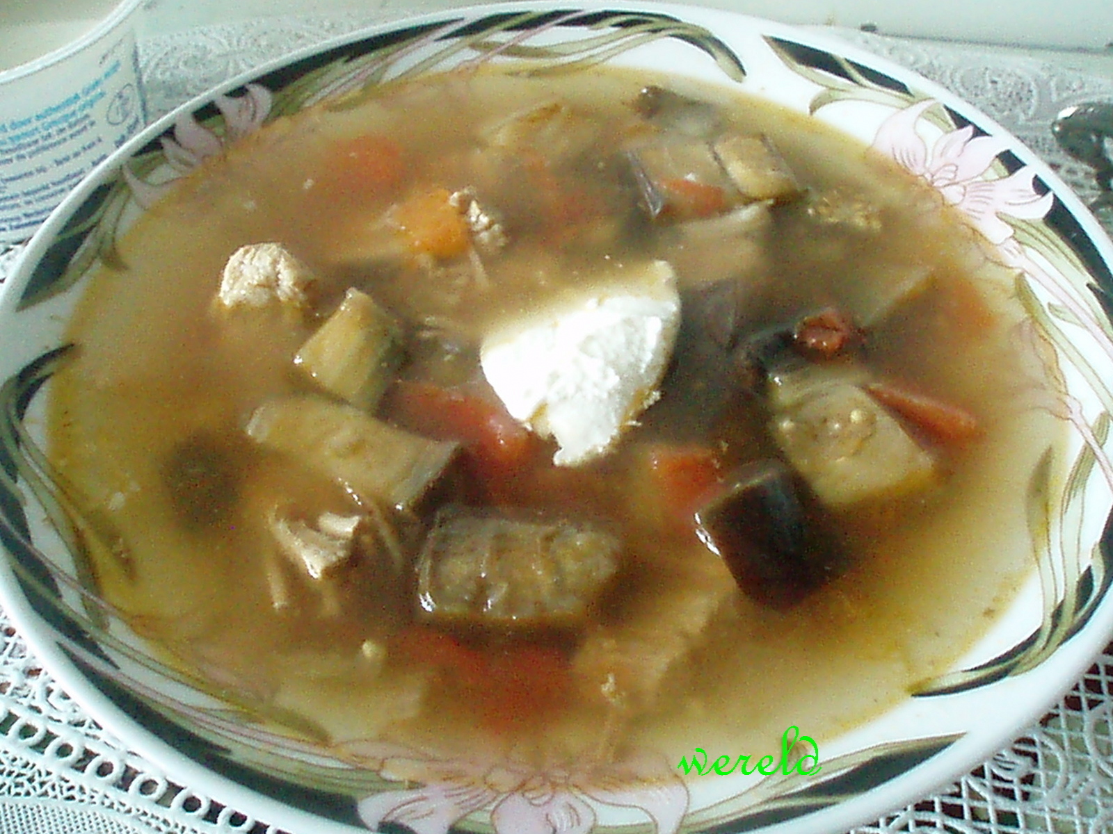 Армянский суп из баклажанов